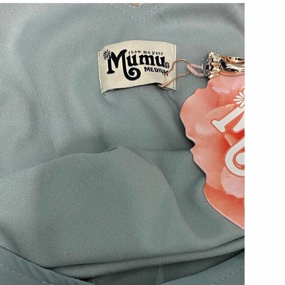 Show Me Your Mumu Kendall Maxi Dress‎ Sage Medium - Picture 13 of 16